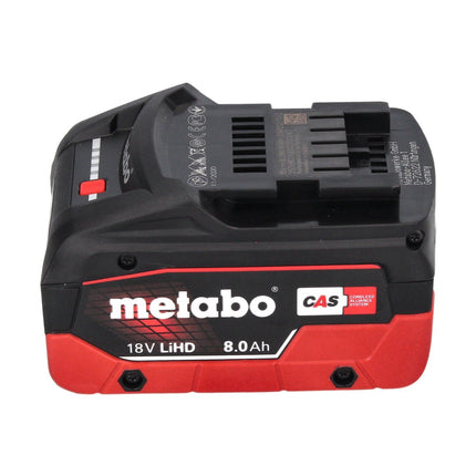 Metabo SSW 18 LTX 1750 BL Visseuse à choc sans fil 18 V 1750 Nm 3/4" Brushless + 1x batterie 8,0 Ah + metaBOX - sans chargeur
