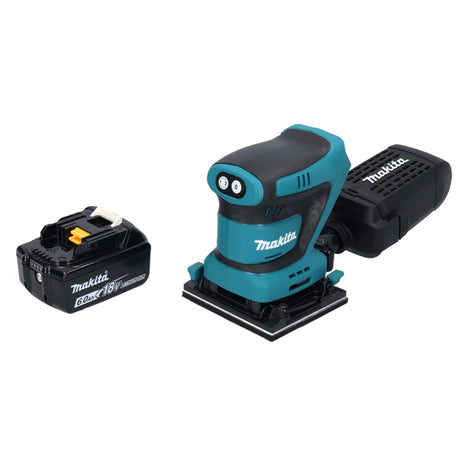 Lijadora orbital a batería Makita DBO 480 G1 18 V 112 x 102 mm + 1x batería 6,0 Ah - sin cargador