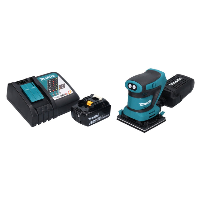 Makita DBO480RG1 Ponceuse vibrante sans fil 112 x 102mm 18V + 1x Batterie 6,0Ah + Chargeur