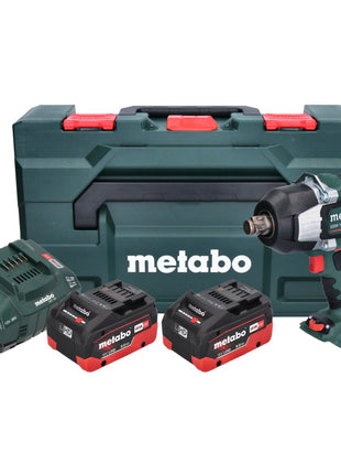 Visseuse à chocs sans fil Metabo SSW 18 LTX 1750 BL 18 V 1750 Nm 3/4" brushless (602402810) + 2x batterie 8,0 Ah + chargeur + métaBOX