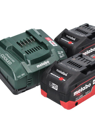 Visseuse à chocs sans fil Metabo SSW 18 LTX 1750 BL 18 V 1750 Nm 3/4" brushless (602402810) + 2x batterie 8,0 Ah + chargeur + métaBOX