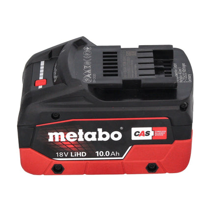 Metabo SSW 18 LTX 1750 BL Visseuse à choc sans fil 18 V 1750 Nm 3/4" Brushless + 1x batterie 10,0 Ah + metaBOX - sans chargeur