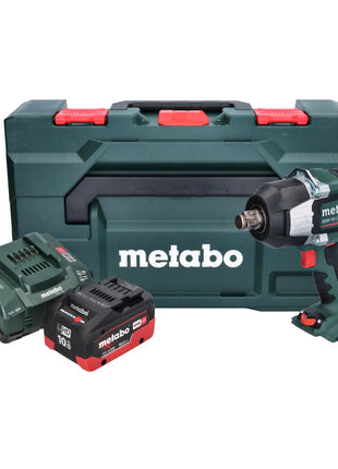 Visseuse à chocs sans fil Metabo SSW 18 LTX 1750 BL 18 V 1750 Nm 3/4" brushless + 1x batterie 10,0 Ah + chargeur + métaBOX