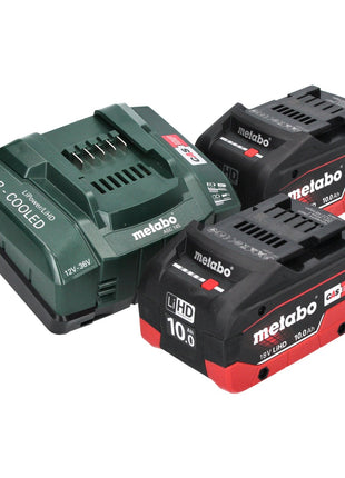 Visseuse à chocs sans fil Metabo SSW 18 LTX 1750 BL 18 V 1750 Nm 3/4" sans balais + 2x batterie 10,0 Ah + chargeur + métaBOX