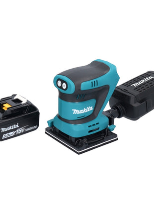 Lijadora orbital a batería Makita DBO 481 T1 18 V 112 x 102 mm + 1x batería 5,0 Ah - sin cargador