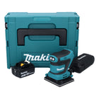 Makita DBO 481 G1J Ponceuse vibrante sans fil 18 V 112 x 102 mm + 1x batterie 6,0 Ah + Makpac - sans chargeur