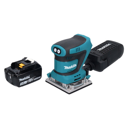 Makita DBO482F1 Ponceuse vibrante sans fil 112x102mm 18V + 1x Batterie 3,0Ah - sans chargeur