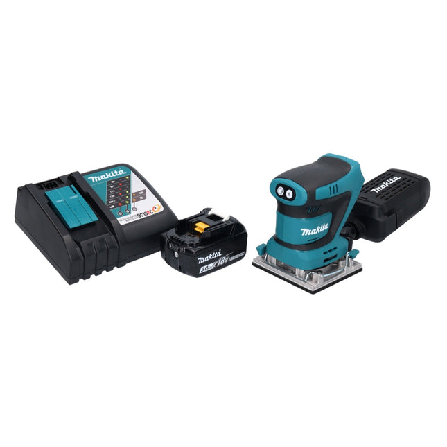 Makita DBO482RF1 Ponceuse vibrante sans fil 112x102mm 18V + 1x Batterie 3,0Ah + Chargeur