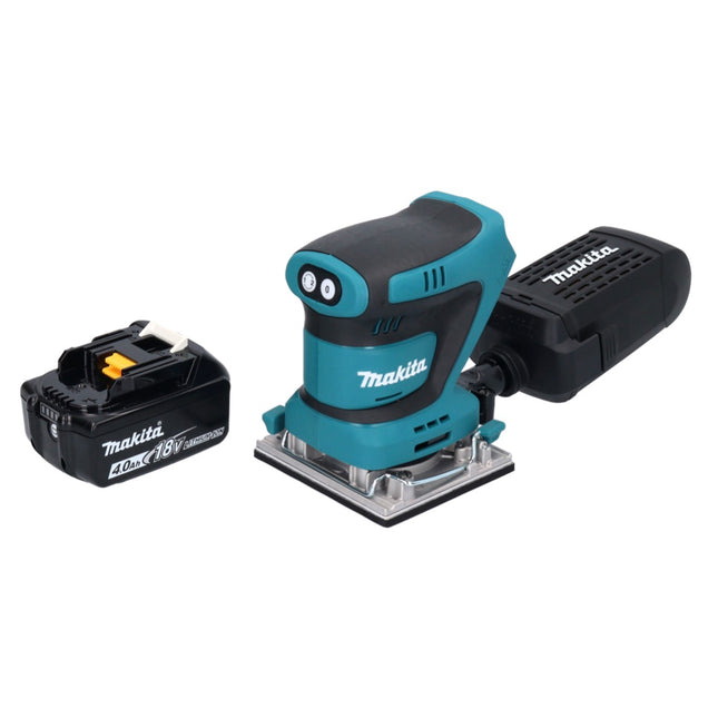 Makita DBO 482 M1 Ponceuse vibrante sans fil 18 V 112 x 102 mm + 1x batterie 4,0 Ah - sans chargeur
