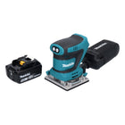 Makita DBO482T1 Ponceuse vibrante sans fil 112x102mm 18V + 1x Batterie 5,0Ah - sans chargeur
