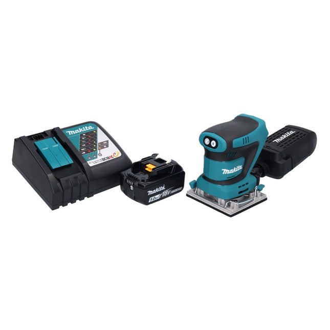 Makita DBO482RT1 Ponceuse vibrante sans fil 112x102mm 18V + 1x Batterie 5,0Ah + Chargeur