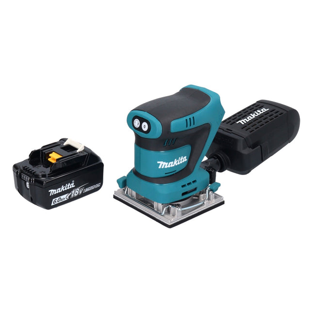 Makita DBO482G1 Ponceuse vibrante sans fil 112x102mm 18V + 1x Batterie 6,0Ah - sans chargeur