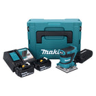 Makita DBO482RTJ Ponceuse vibrante sans fil 112x102mm 18V + 2x Batteries 5,0Ah + Chargeur + Coffret Makpac