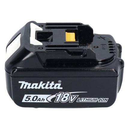 Makita DHP 482 T1X1 Perceuse-visseuse à percussion sans fil 18 V + 1x Batterie 5,0 Ah + kit d'accessoires - 74 pièces + Mallette - sans chargeur