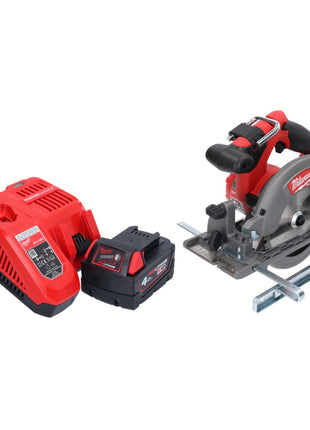 Milwaukee M18 CCS55-401 Scie circulaire sans fil 165mm 18V + 1x Batterie 4,0Ah + Chargeur