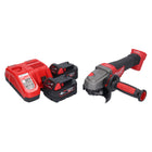 Meuleuse d'angle sur batterie Milwaukee M18 CAG115XPDB-402 18 V 115 mm sans balais + 2x batteries 4,0 Ah + chargeur