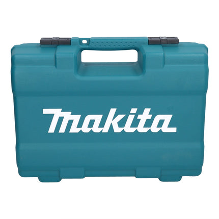 Makita DHP 484 T1X1W Perceuse-visseuse à percussion sans fil 18 V 54 Nm brushless blanc + 1x Batterie 5,0 Ah + kit d'accessoires - 74 pièces + Mallette - sans chargeur