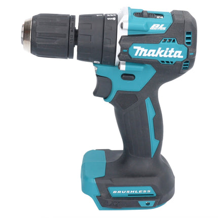 Makita DHP 487 RF1X1 18 V Perceuse-visseuse à percussion sans fil 40 Nm sans balais + 1x Batterie 3,0 Ah + Chargeur + Kit d'accessoires - 74 pièces + Mallette
