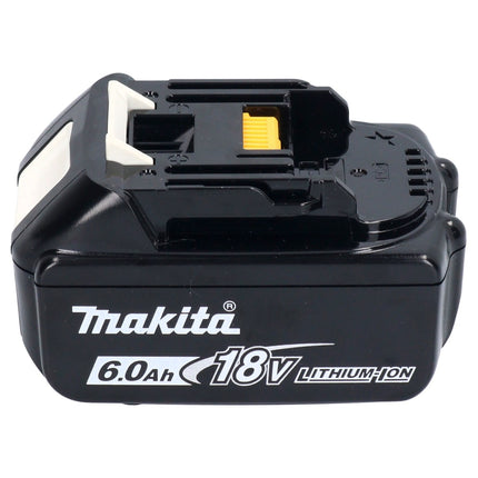 Makita DHP 487 G1X1 18 V Perceuse-visseuse à percussion sans fil 40 Nm sans balais + 1x Batterie 6,0 Ah + kit d'accessoires - 74 pièces + Mallette - sans chargeur