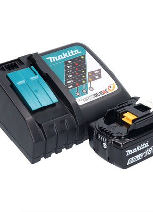 Makita DDF 453 RT1X1 taladro atornillador inalámbrico 18 V 42 Nm + 1x batería 5,0 Ah + cargador + set de accesorios 74 piezas + maletín