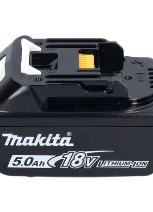 Makita DDF 487 T1X1 perceuse-visseuse sans fil 18 V 40 Nm sans balais + 1x batterie 5,0 Ah + jeu d'accessoires 74 pièces + mallette - sans chargeur