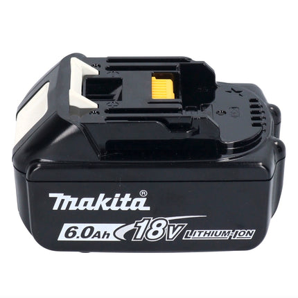 Makita DTD 153 G1X1 clé à chocs sans fil 18 V 170 Nm 1/4" sans balais + 1x batterie 6,0 Ah + jeu d'accessoires 74 pièces + mallette - sans chargeur