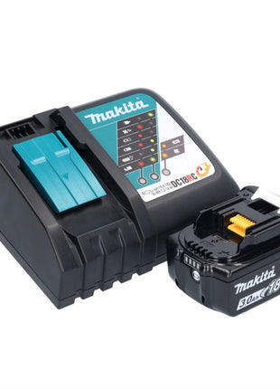 Makita DTD 171 RF1X1 clé à chocs sans fil 18 V 180 Nm 1/4" sans balais + 1 batterie 3,0 Ah + chargeur + jeu d'accessoires 74 pièces + mallette