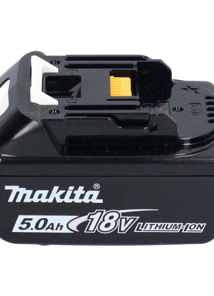 Makita DTD156T1X1 Visseuse à percussion sans fil 155Nm 18V 1/4" + 1x Batterie 5,0Ah + Chargeur + Coffret + Set d'accessoires, 74 pcs.