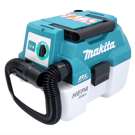 Makita DVC 750 LZ Aspirateur à batterie LXT 18 V 67 mbar 7,5 l Brushless Solo - sans batterie, sans chargeur