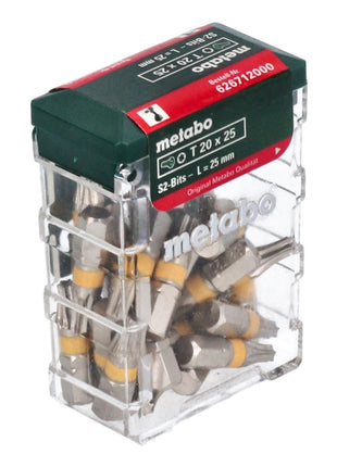 Metabo Bit Box 25x T20 25 mm Torx Bit ( 626712000 )