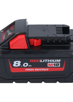 Milwaukee M18 BSX-801 Batterie Recipro Sbelsge 18 V + 1x Batterie 8,0 Ah - sans chargeur