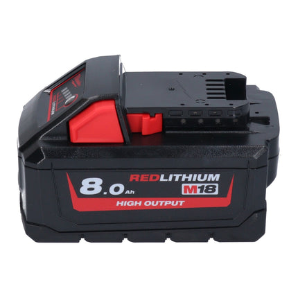 Milwaukee M18 BSX-801 Batterie Recipro Sbelsge 18 V + 1x Batterie 8,0 Ah - sans chargeur