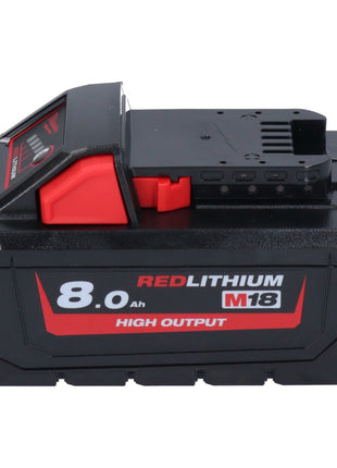 Meuleuse d'angle sur batterie Milwaukee M18 CAG115XPDB-801 18 V 115 mm sans balais + 1x batterie 8,0 Ah - sans chargeur