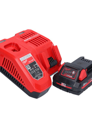 Amoladora angular a batería Milwaukee M18 CAG115XPDB-301 18 V 115 mm sin escobillas + 1x batería 3,0 Ah + cargador