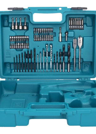 Makita DHP 482 SYX1 perceuse à percussion sans fil 18 V 62 Nm + 2 batteries 1,5 Ah + chargeur + jeu d'accessoires 74 pièces + mallette