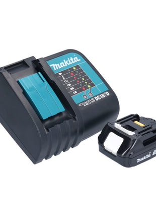 Makita DHP 453 SY1X1 perceuse à percussion sans fil 18 V 42 Nm + 1x batterie 1,5 Ah + chargeur + jeu d'accessoires 74 pièces + mallette