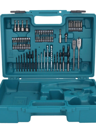 Makita DTD 152 SYX1 clé à chocs sans fil 18 V 165 Nm 1/4" + 2x batteries 1,5 Ah + chargeur + jeu d'accessoires 74 pièces + mallette