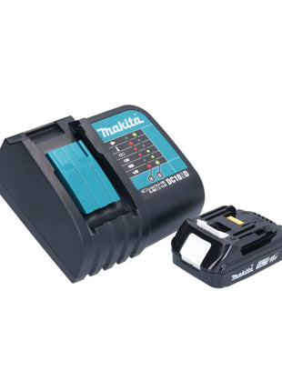 Makita DTD 154 SY1X1 llave de impacto a batería 18 V 175 Nm 1/4" sin escobillas + 1x batería 1,5 Ah + cargador + set de accesorios 74 piezas + estuche