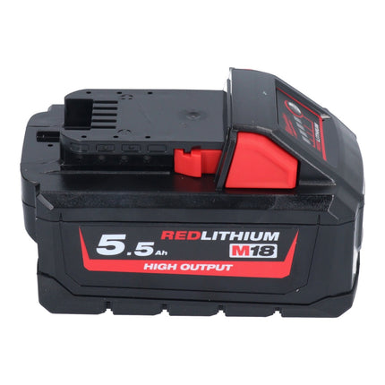 Milwaukee M18 HB 5,5 Batterie 18 V 5,5 Ah / 5500 mAh Li-Ion High Output ( 4932464712 ) avec indicateur de niveau de charge