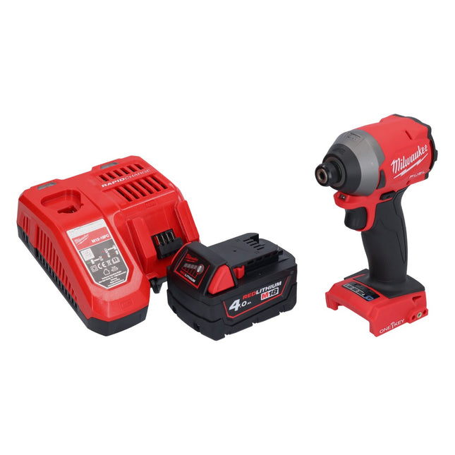 Milwaukee M18 ONEID2-401 Visseuse à choc sans fil 226Nm 1/4" 18V Brushless + 1x Batterie 4,0Ah + Chargeur