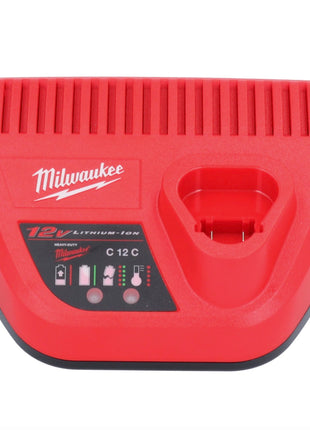 Milwaukee M12 NRG-402 Akku Starter Set 2x 12 V 4,0 Ah / 4000 mAh Li-Ion Akku ( 4933459211 ) + C12 C Ladegerät - Toolbrothers