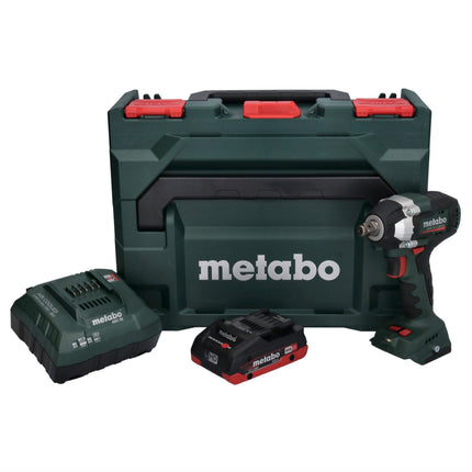 Metabo SSW 18 LT 300 BL Visseuse à choc sans fil 18 V 300 Nm Brushless + 1x batterie 4,0 Ah + chargeur + metaBOX