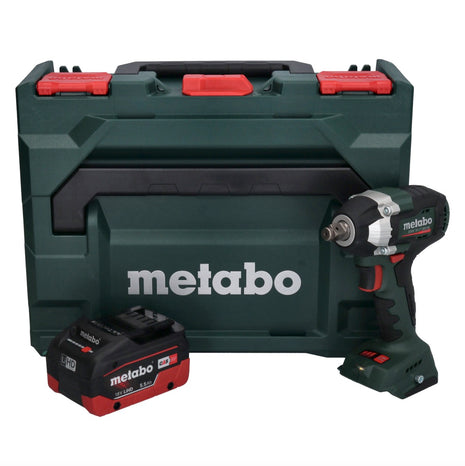 Metabo SSW 18 LT 300 BL Visseuse à choc sans fil 18 V 300 Nm Brushless + 1x batterie 5,5 Ah + metaBOX - sans chargeur