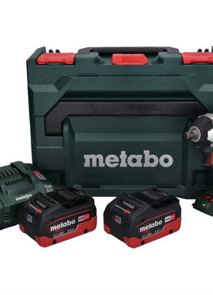 Metabo SSW 18 LT 300 BL Visseuse à choc sans fil 18 V 300 Nm Brushless + 2x batterie 5,5 Ah + chargeur + metaBOX