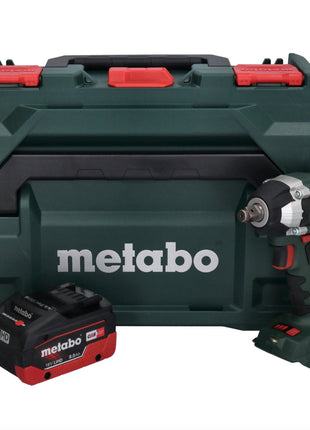 Metabo SSW 18 LT 300 BL Visseuse à choc sans fil 18 V 300 Nm Brushless + 1x batterie 8,0 Ah + metaBOX - sans chargeur