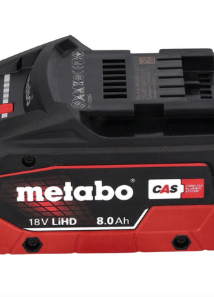 Metabo SSW 18 LT 300 BL Visseuse à choc sans fil 18 V 300 Nm Brushless + 1x batterie 8,0 Ah + metaBOX - sans chargeur