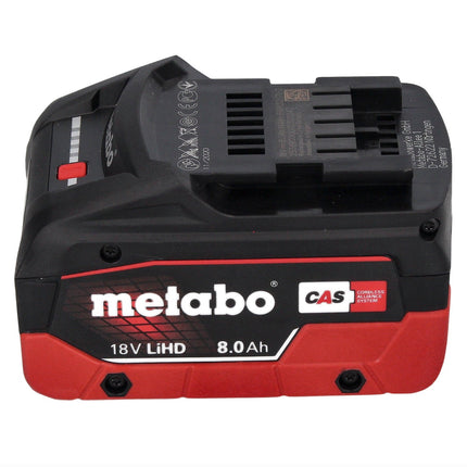 Metabo SSW 18 LT 300 BL Visseuse à choc sans fil 18 V 300 Nm Brushless + 1x batterie 8,0 Ah + metaBOX - sans chargeur