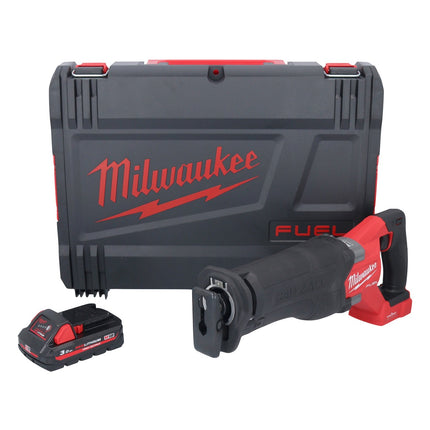 Batterie Milwaukee M18 ONEFSZ-301X Scie sabre Recipro 18 V brushless + 1x batterie 3,0 Ah + boîtier HD - sans chargeur