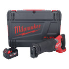 Batterie Milwaukee M18 ONEFSZ-501X Scie sabre Recipro 18 V brushless + 1x batterie 5,0 Ah + boîtier HD - sans chargeur