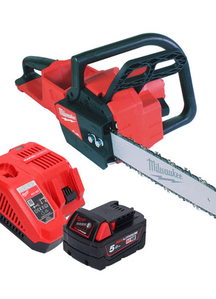 Tronçonneuse à batterie Milwaukee M18 FCHS35-501 18 V 35 cm 12,4 m/s + 1x batterie 5,0 Ah + chargeur